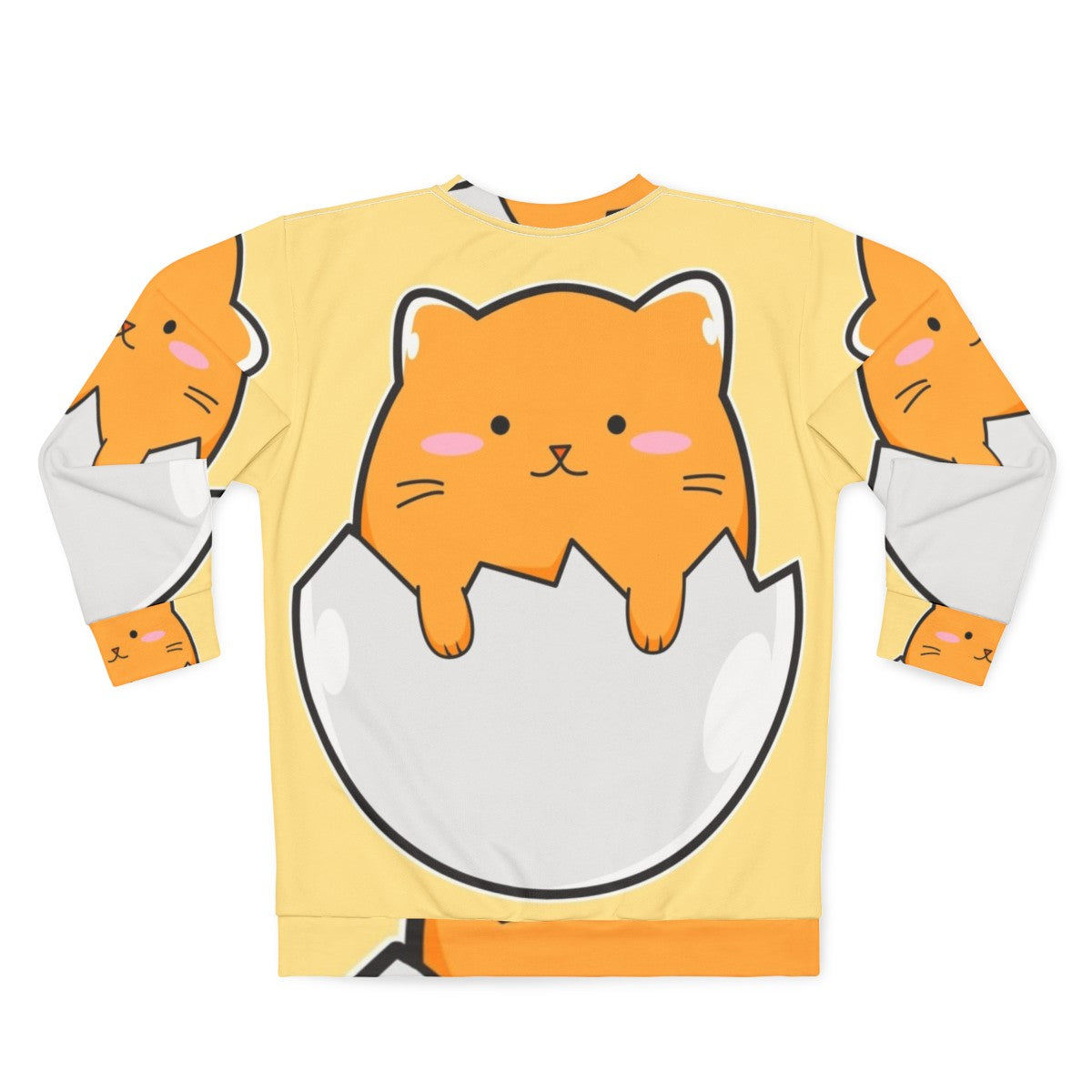 Yellow Cat Sweatshirt - Back