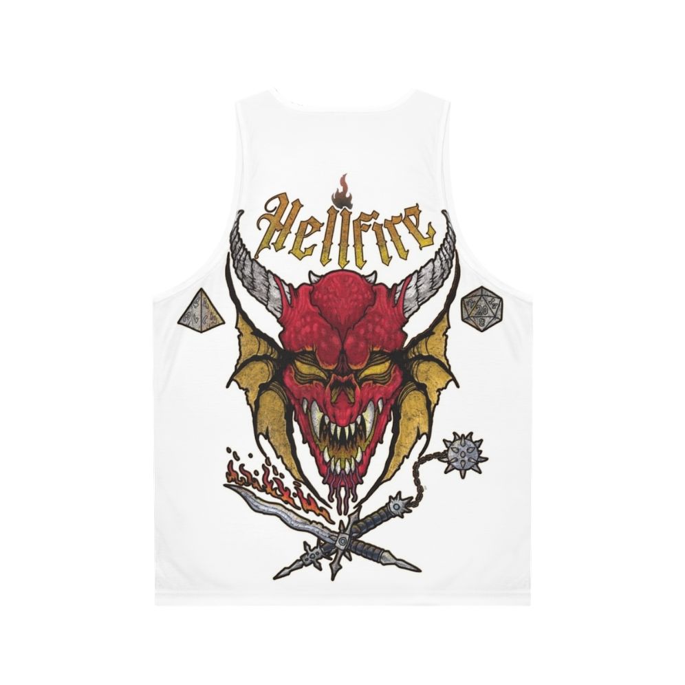 Stranger Things Hellfire Club Unisex Tank Top - Back