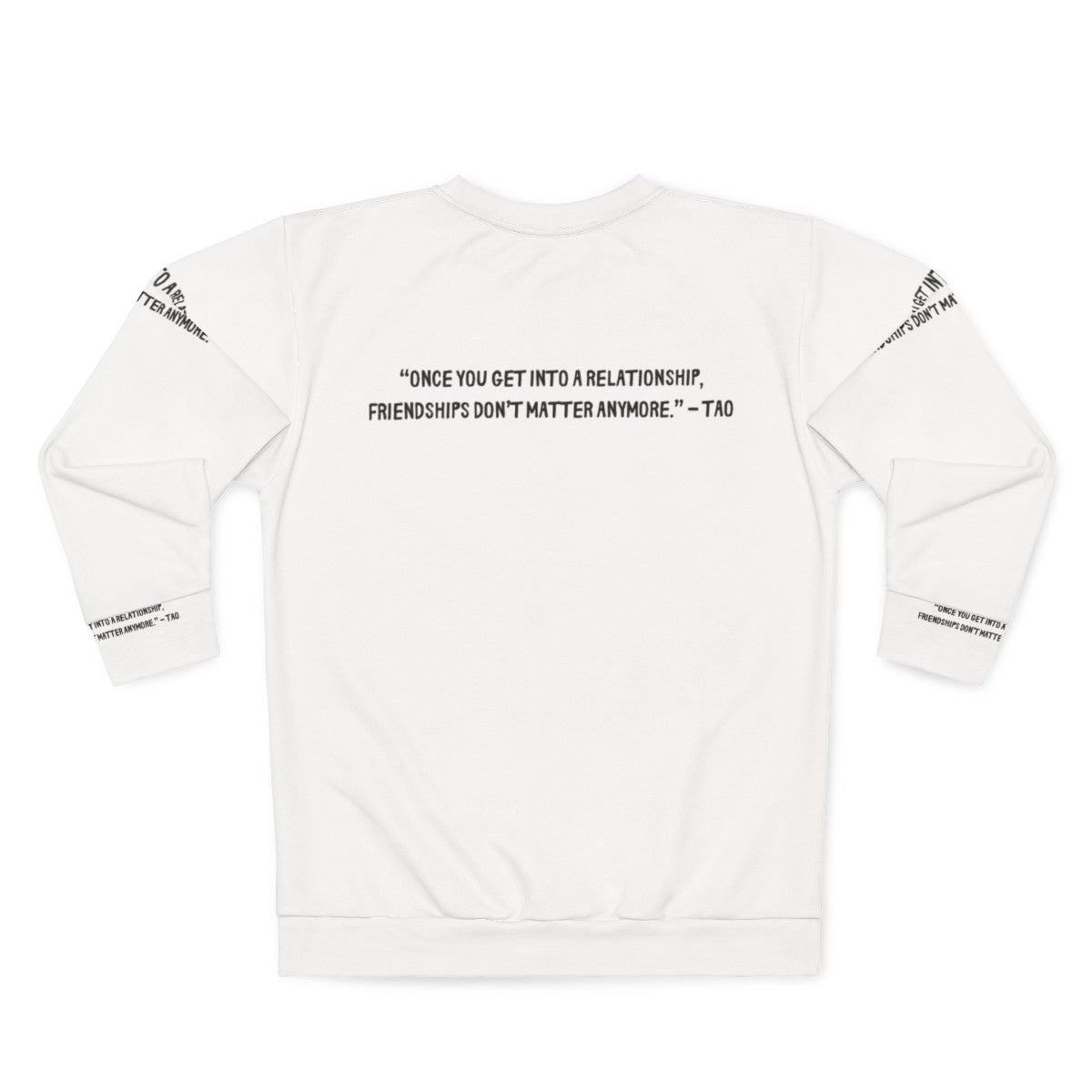 Heartstopper Gang Sweatshirt with Minimalist Design - Back