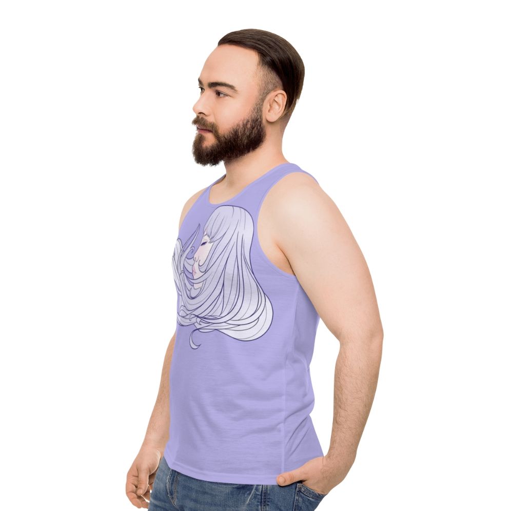 The Last Unicorn Unisex Pastel Tank Top - men side