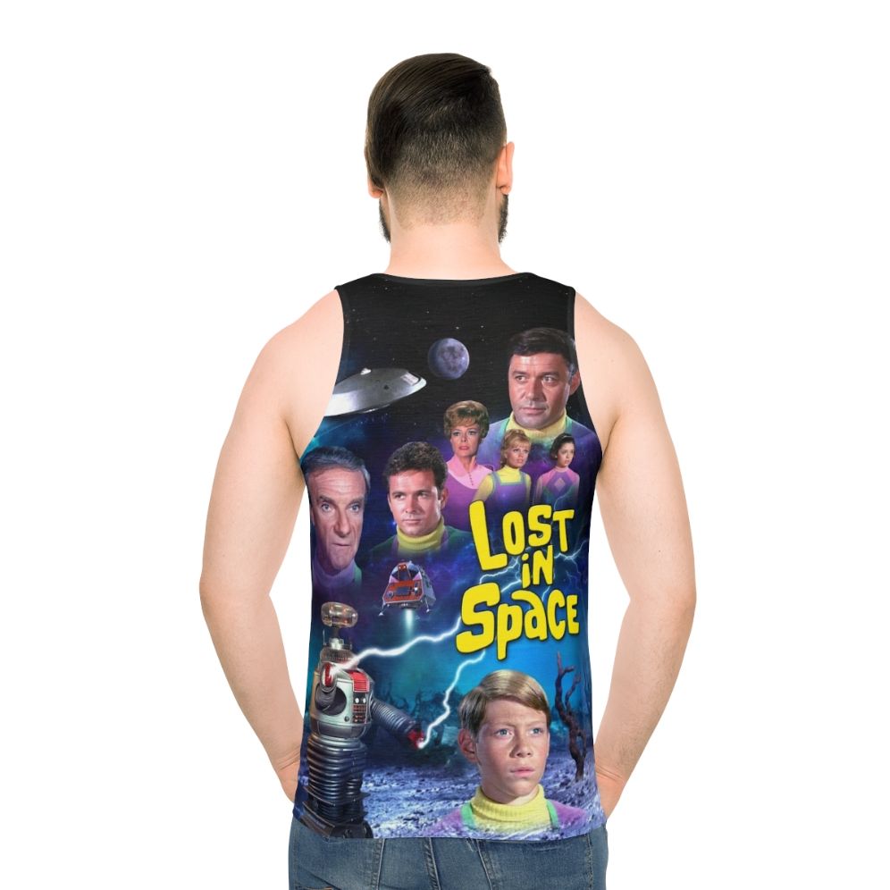 Lost In Space Unisex Sci-Fi Tank Top - men back