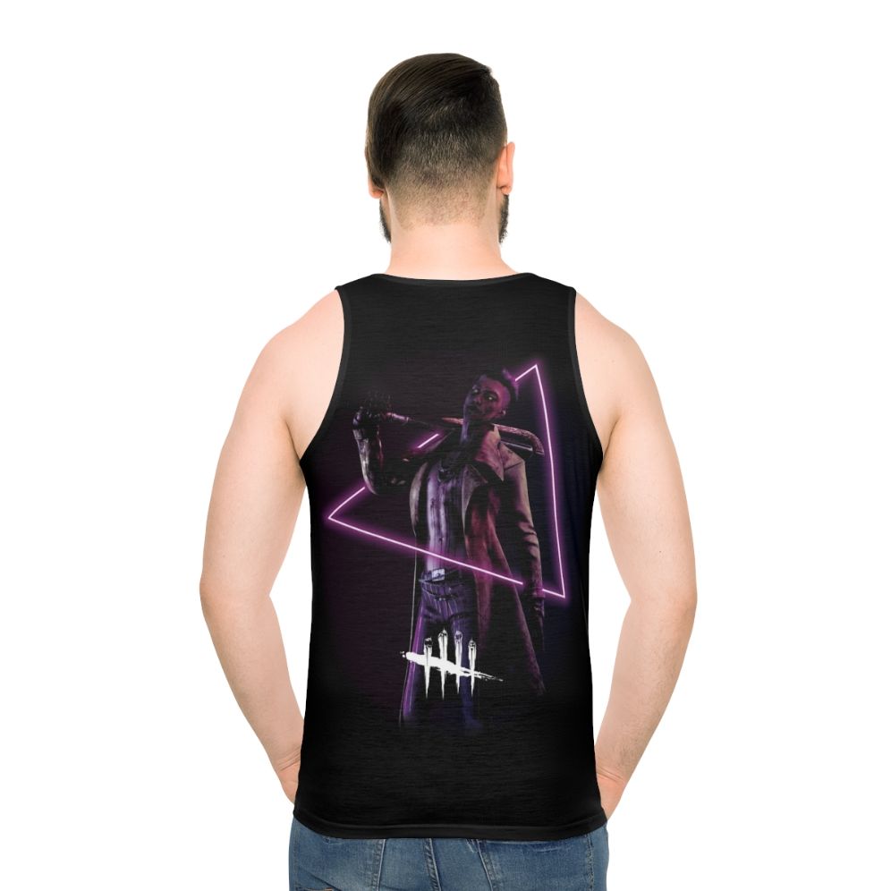 Dark Neon Trickster Unisex Tank Top - men back