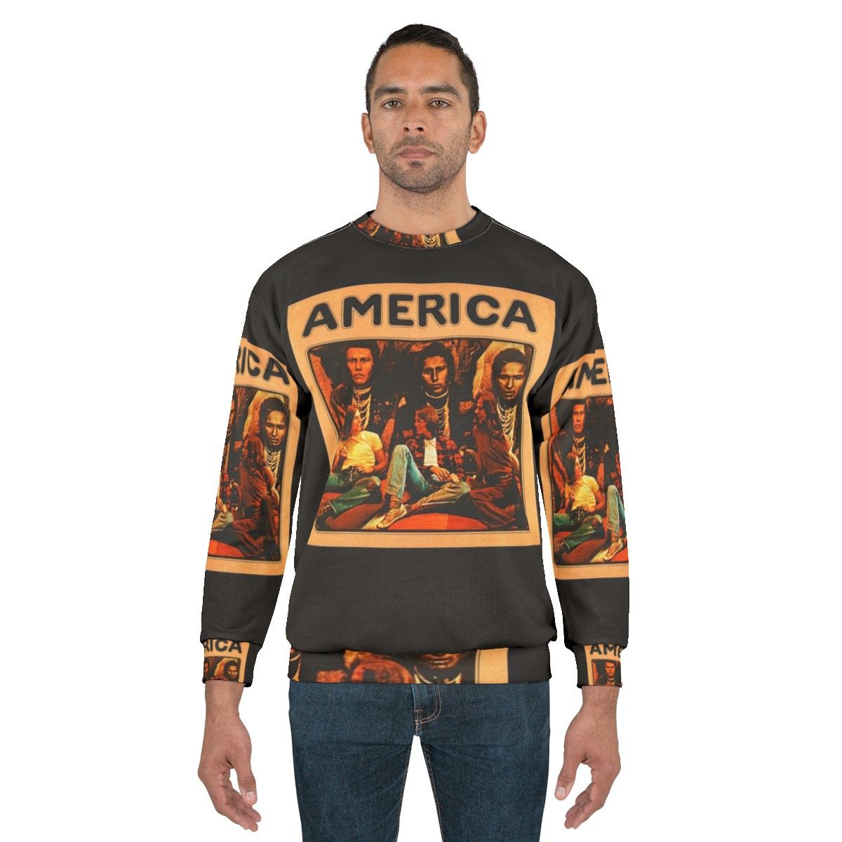 Patriotic America Sweatshirt - men