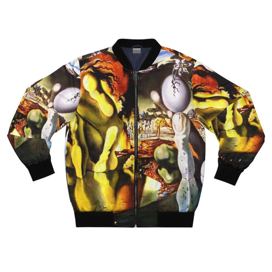 Salvador Dali Surrealist Metamorphosis of Narcissus Bomber Jacket