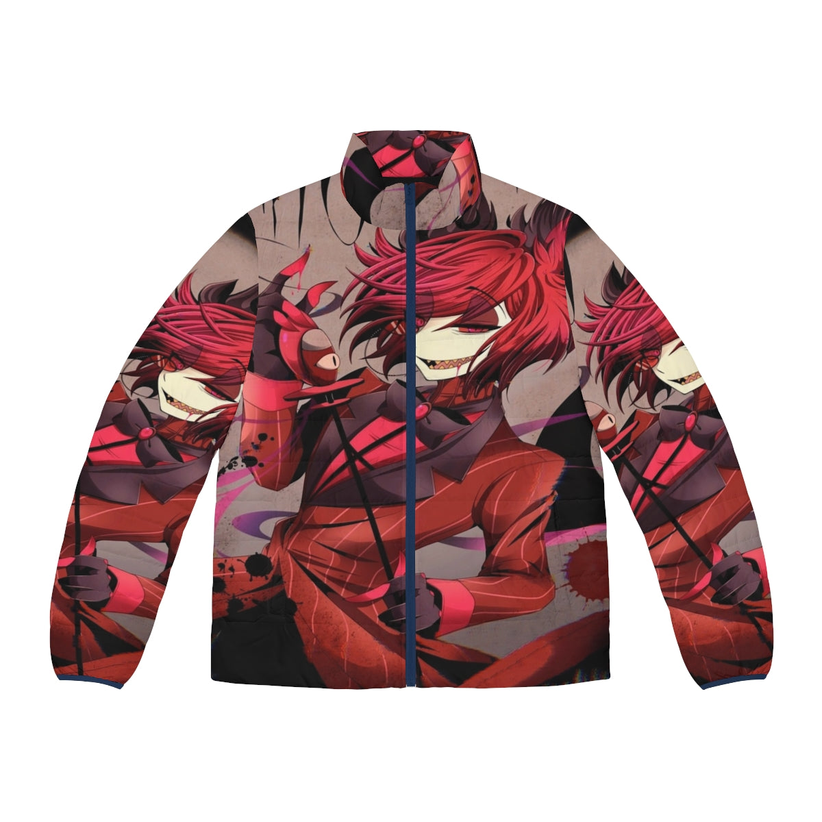 Hazbin Hotel Alastor Puffer Jacket, official anime merchandise