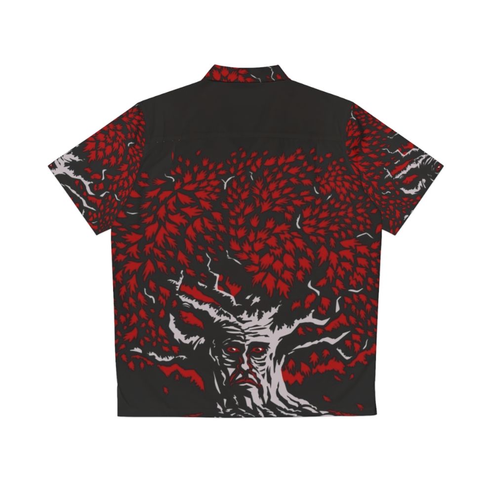 Winterfell Weirwood Hawaiian Shirt with Game of Thrones Inspired Fantasy Design - Back