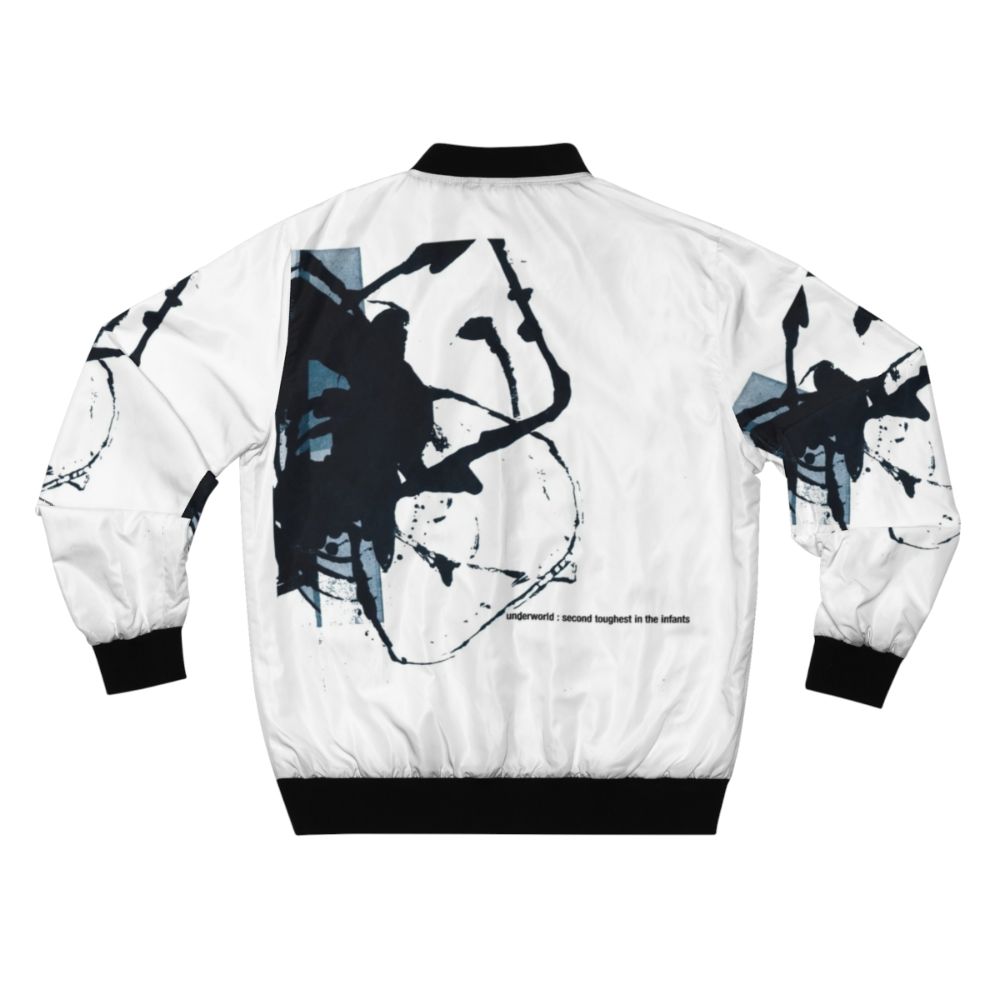 Underworld-inspired bomber jacket with a music-inspired design - Back