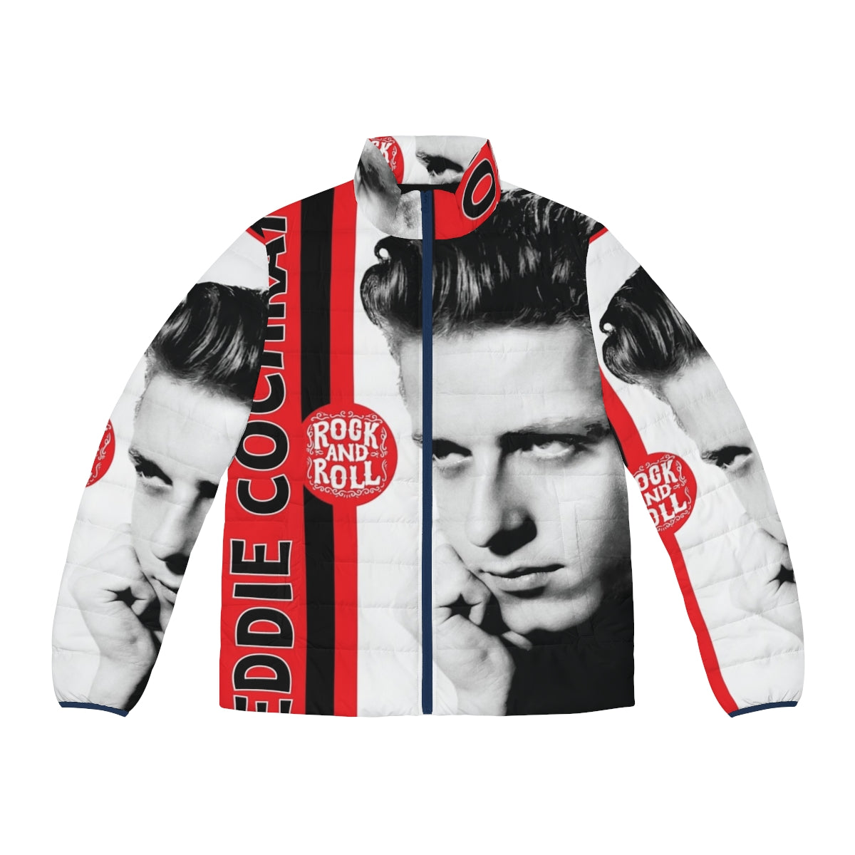 Eddie Cochran Puffer Jacket - American Rock and Roll Music Icon