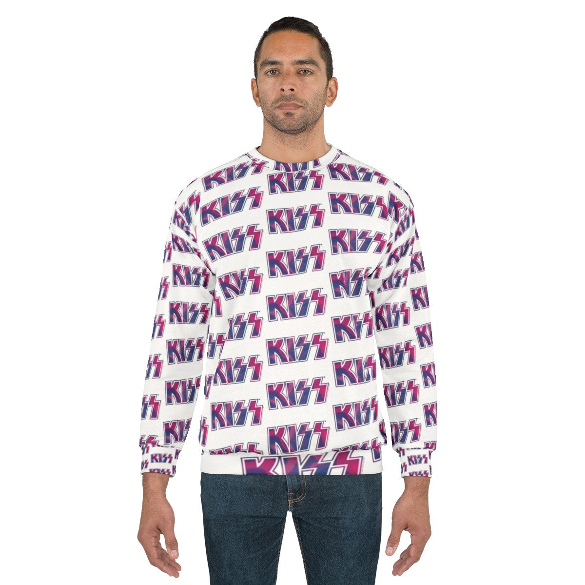 Kiss The Band Tie Dye Logo Sweatshirt - men