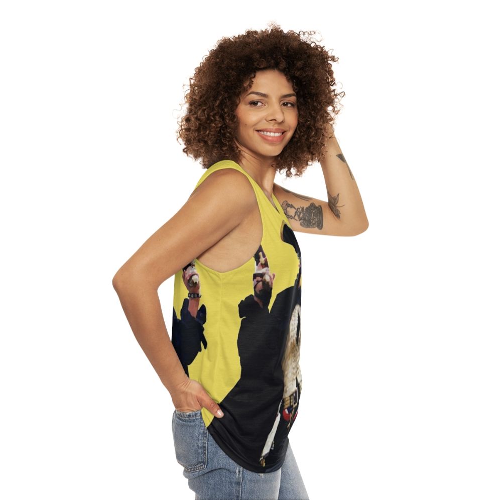 Adam Ant 'Stand and Deliver' Unisex Tank Top - women side