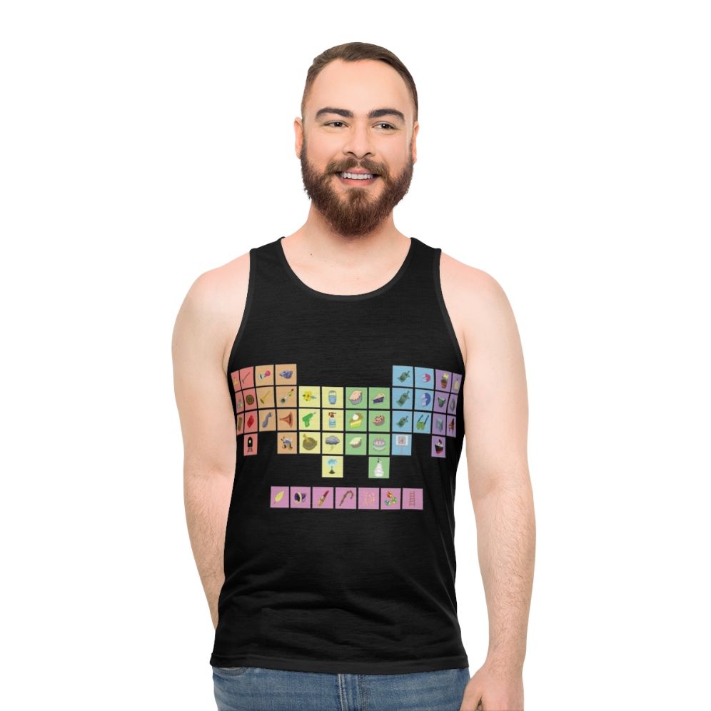 Periodic table of gags unisex tank top - men