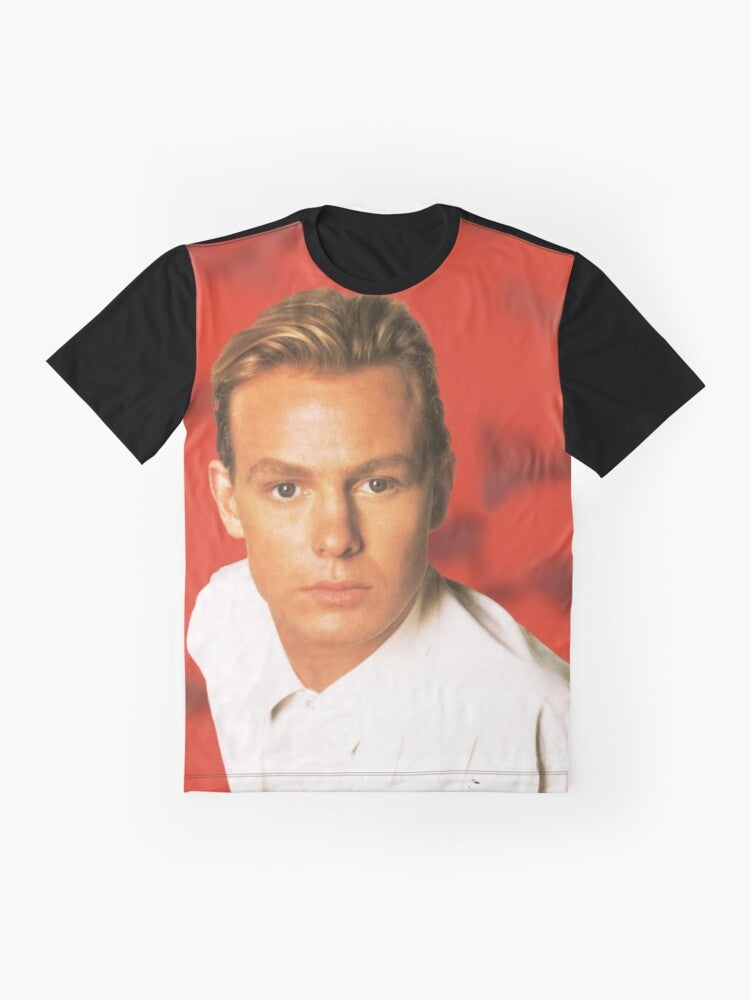 Jason Donovan "Ten Good Reasons" 90s Retro Graphic T-Shirt - Flat lay