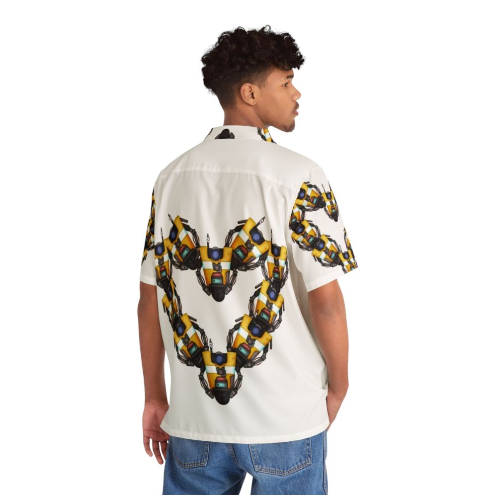 Borderlands Claptrap Heart Hawaiian Shirt - People Back