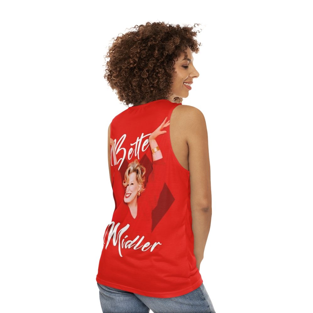 Bette Midler Divine Miss M Unisex Tank Top - women back