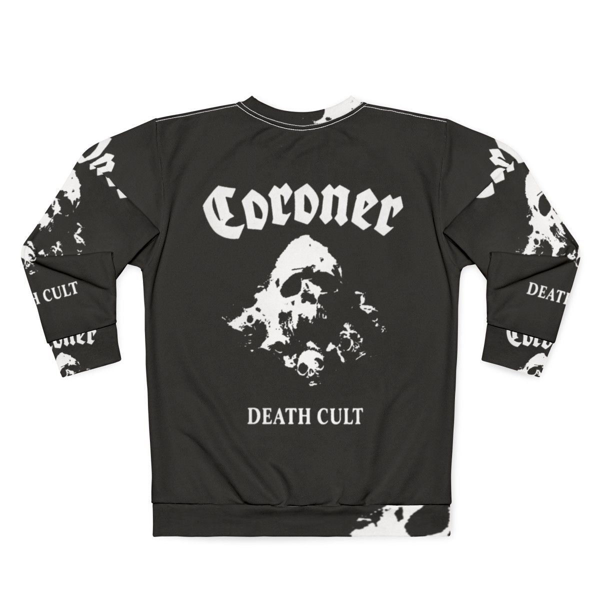 Coroner Band Heavy Metal Sweatshirt - Back