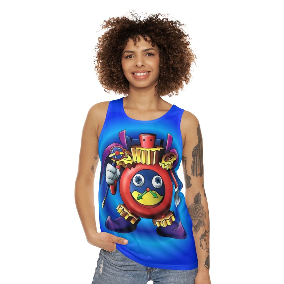 Time Wizard Unisex Yugioh Inspired Gaming Tank Top - women