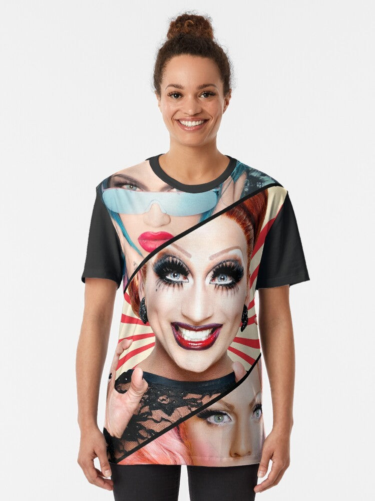 Rupaul's Drag Race Season 6 Graphic T-Shirt featuring fan-favorite queens - Women