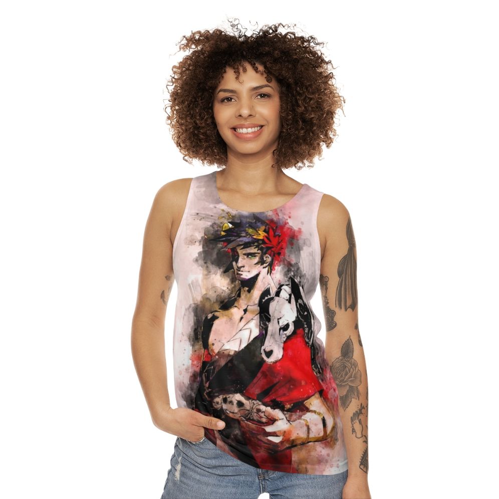 Zagreus Hades Watercolor Unisex Tank Top - women