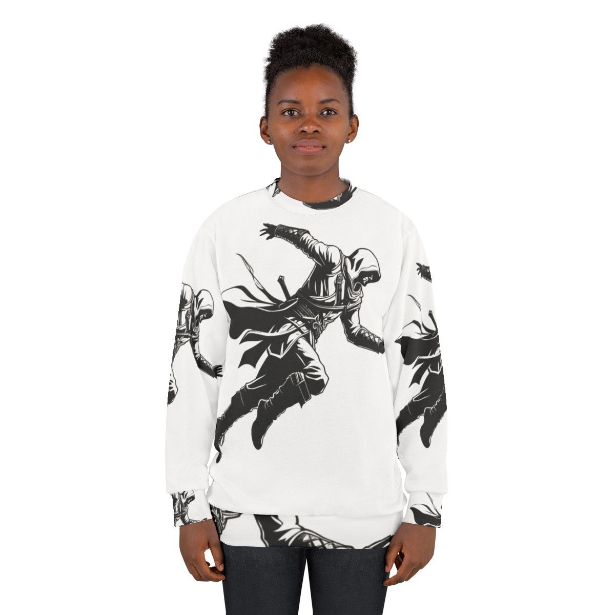 Assassins Creed Silhouette Gaming Sweatshirt - women