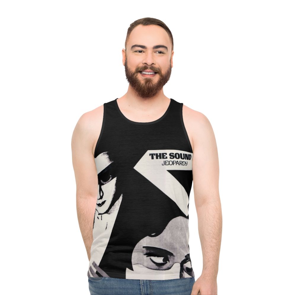 Retro 80s The Sound Jeopardy Icon Unisex Tank Top - men