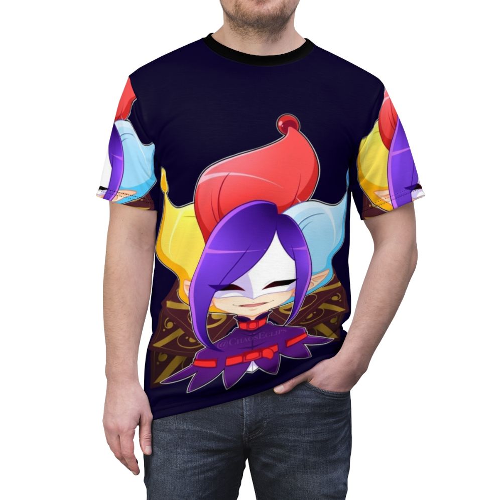 Joker Rascal inspired anime graphic t-shirt - men front