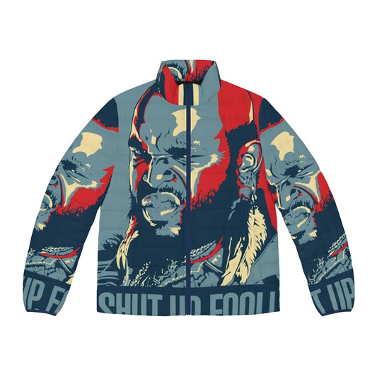 Haunted puffer jacket inspired by Tom Waits' "Blood Money" album