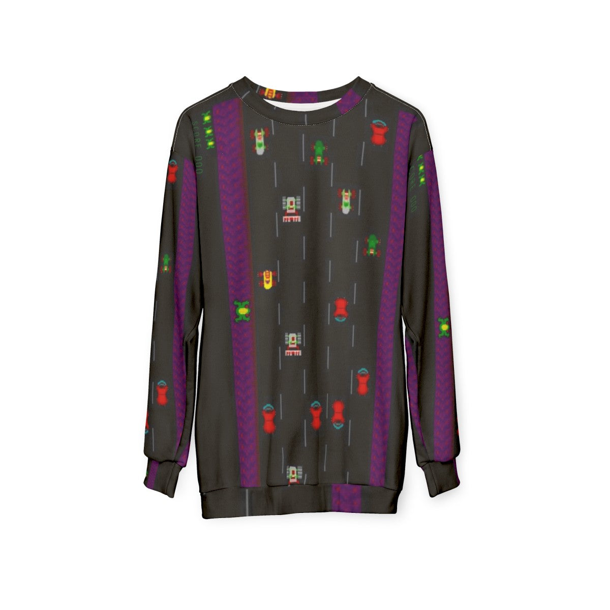 Retro Frogger Sweatshirt - hanging