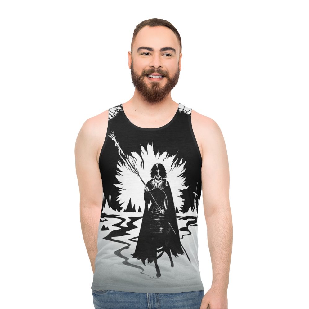 Dark Souls Maiden in Black Unisex Tank Top - men