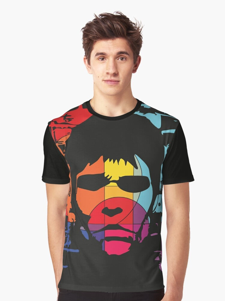 Ian Brown from The Stone Roses graphic t-shirt - Men