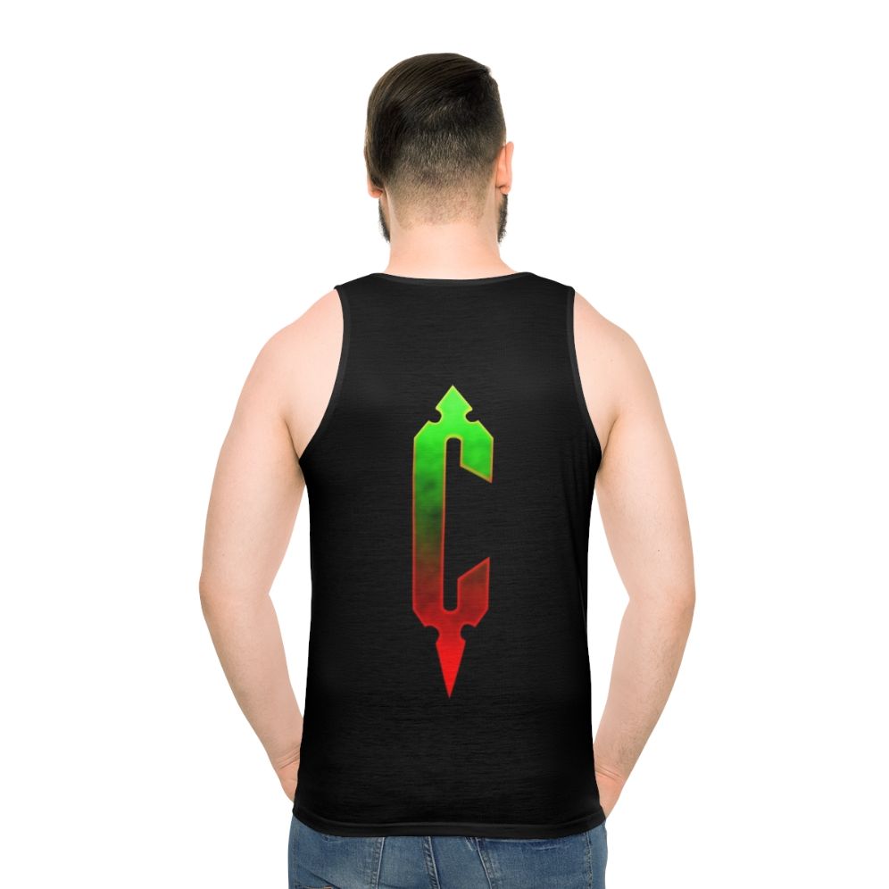 Castlevania Unisex Gaming Tank Top - men back