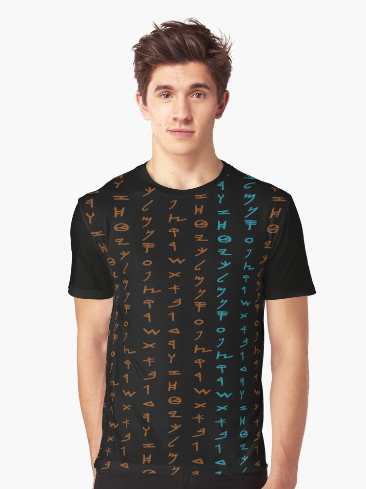 Paleo Hebrew 12 Tribes Graphic T-Shirt - Men