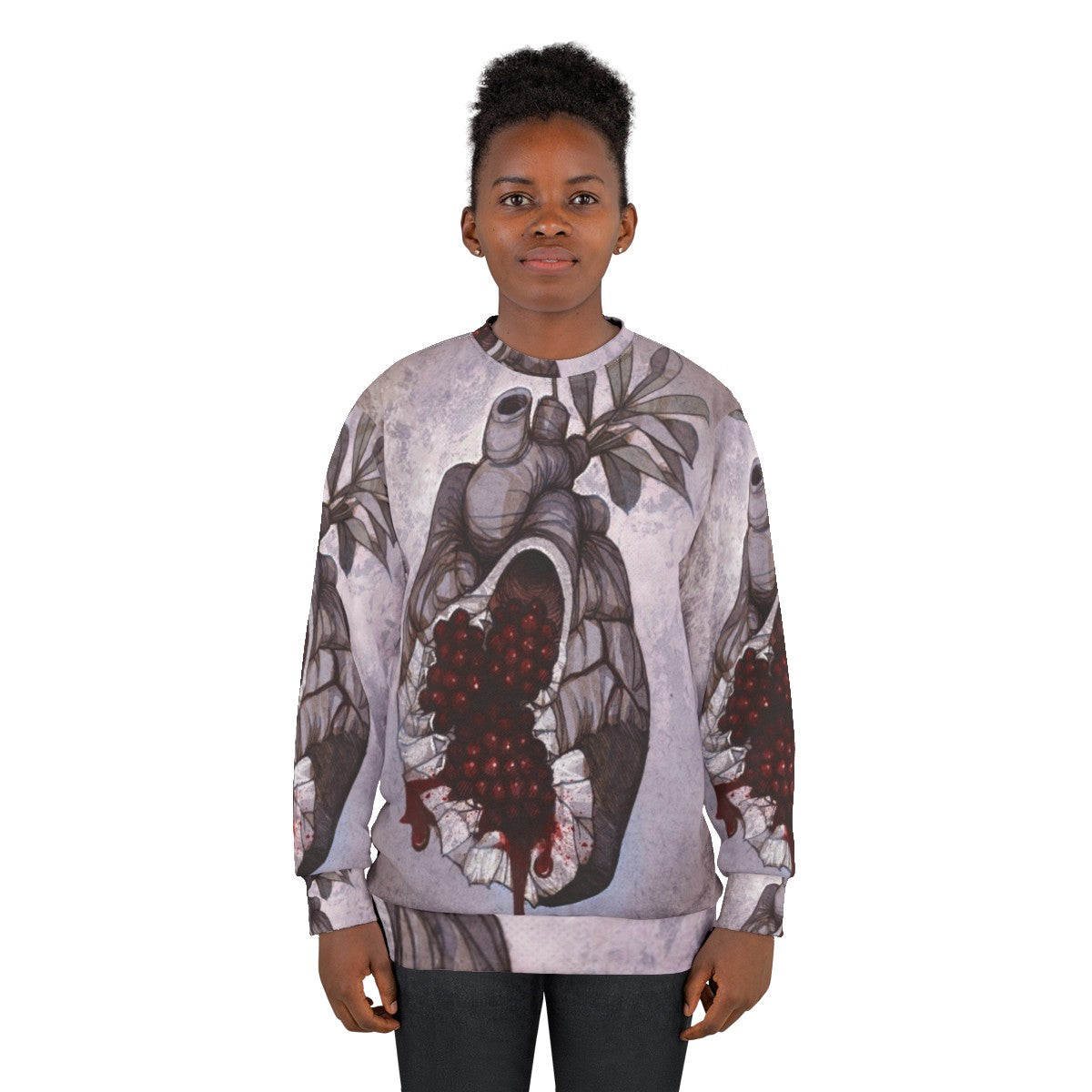 Persephone's Anatomical Heart Sweatshirt - women