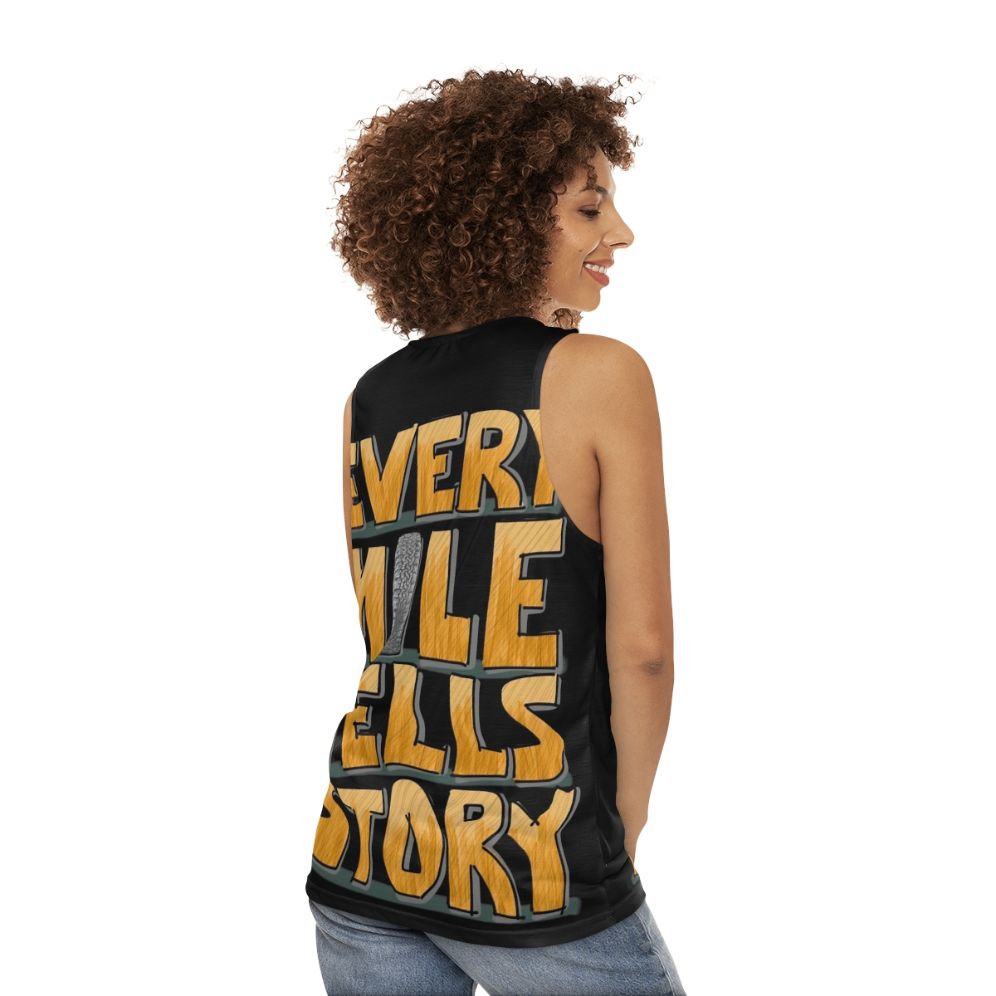 Unisex Toyota Landcruiser Overland Adventure Tank Top - women back