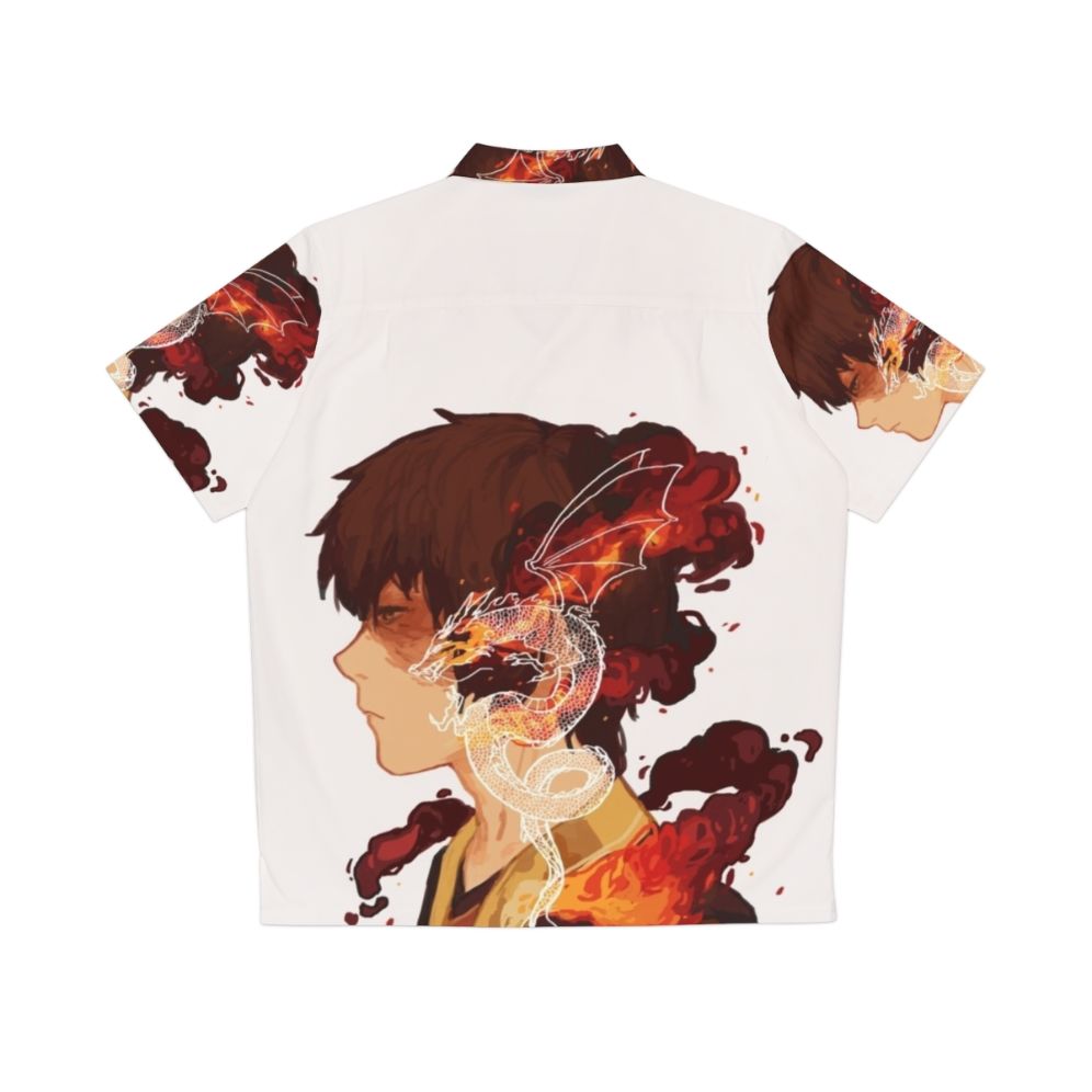 Zuko Hawaiian Shirt - Avatar The Last Airbender Firebender Apparel - Back