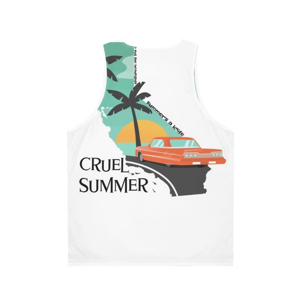 Cruel Summer Swiftie Unisex Tank Top - Back