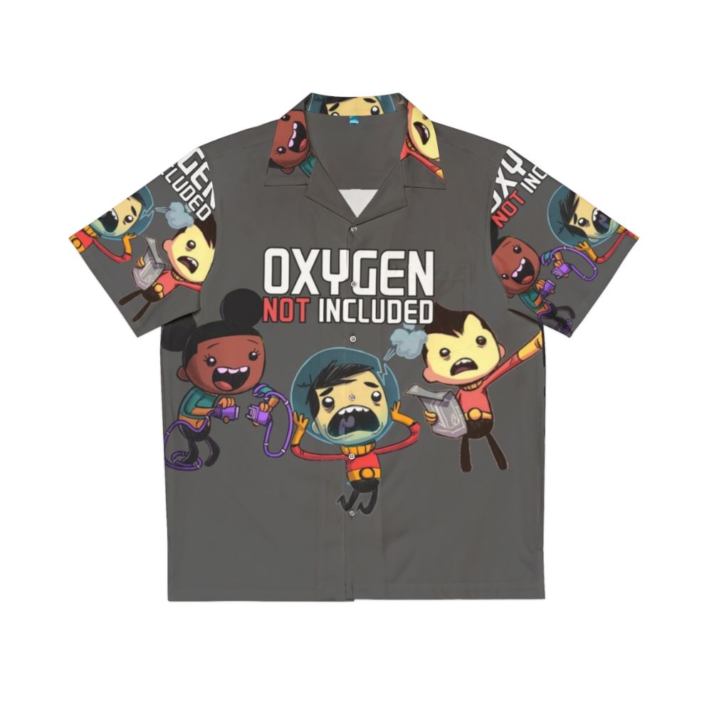 Oxygen Not Included Themed Hawaiian Shirt