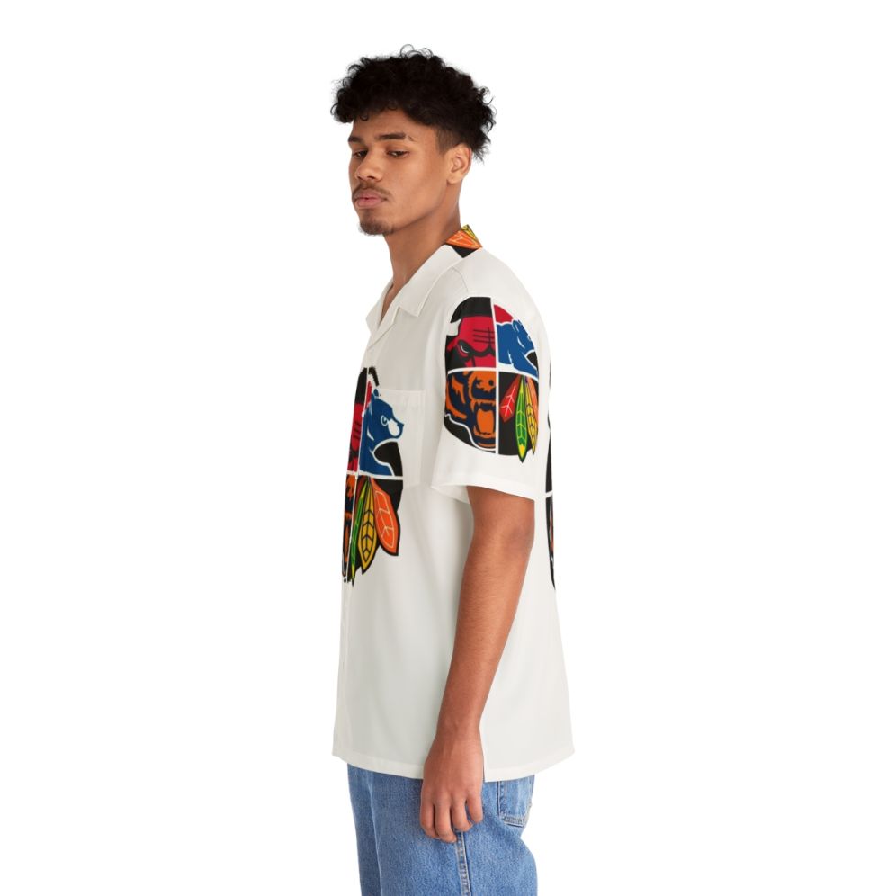 Chicago Northside Sports Quad Hawaiian Shirt - People Left