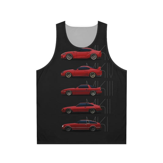 Toyota Supra Generations Unisex Tank Top