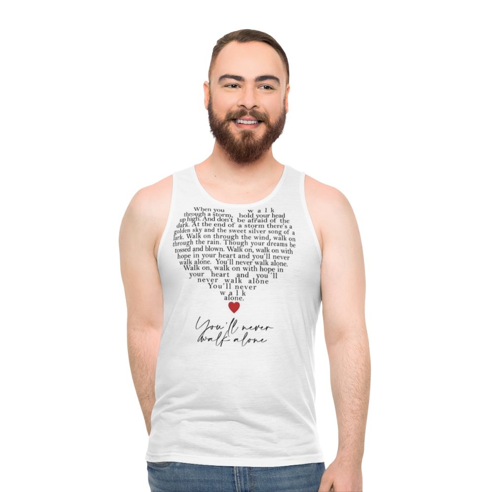 Unisex Liverpool FC YNWA Heart Tank Top - men