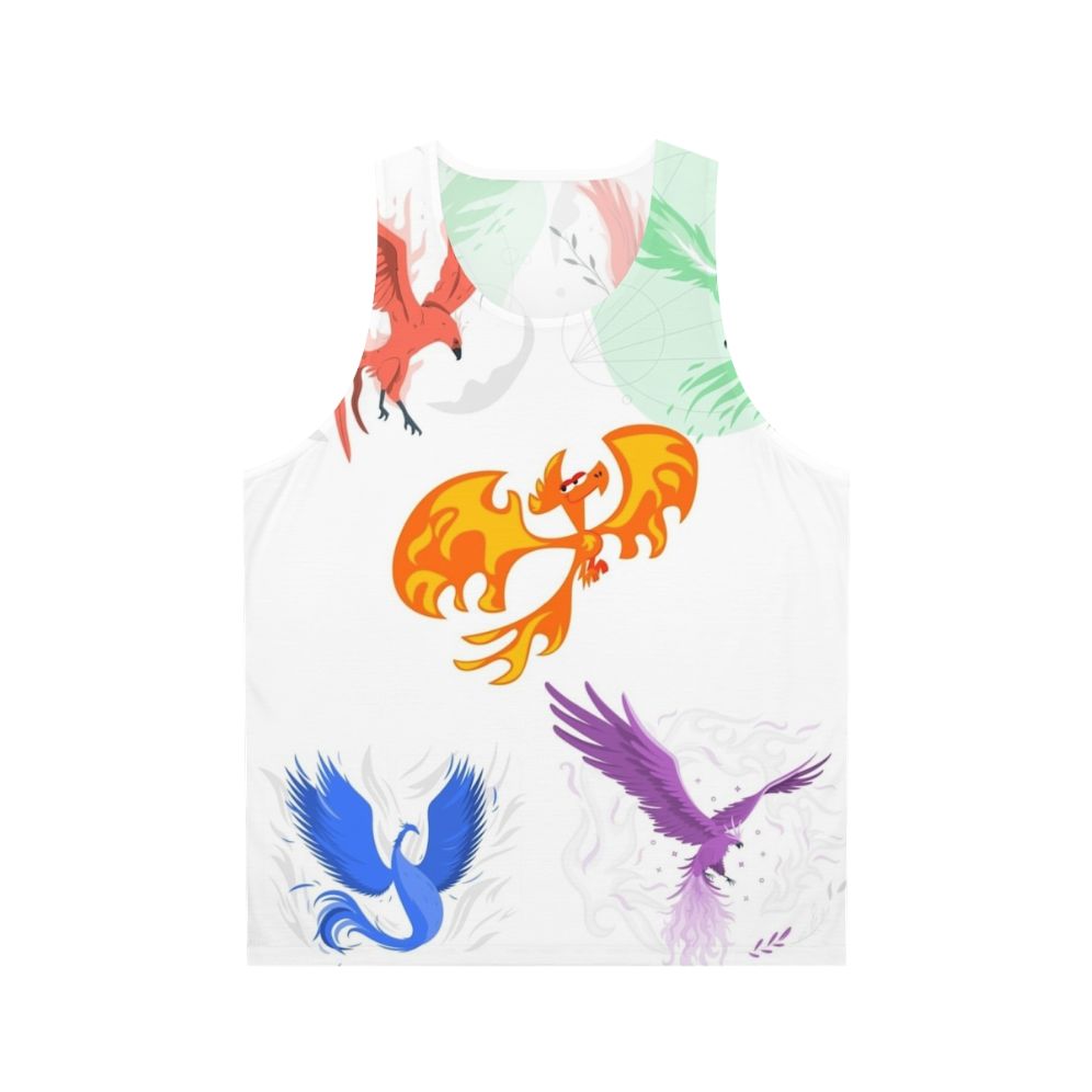 Phoenix legendary animal unisex tank top