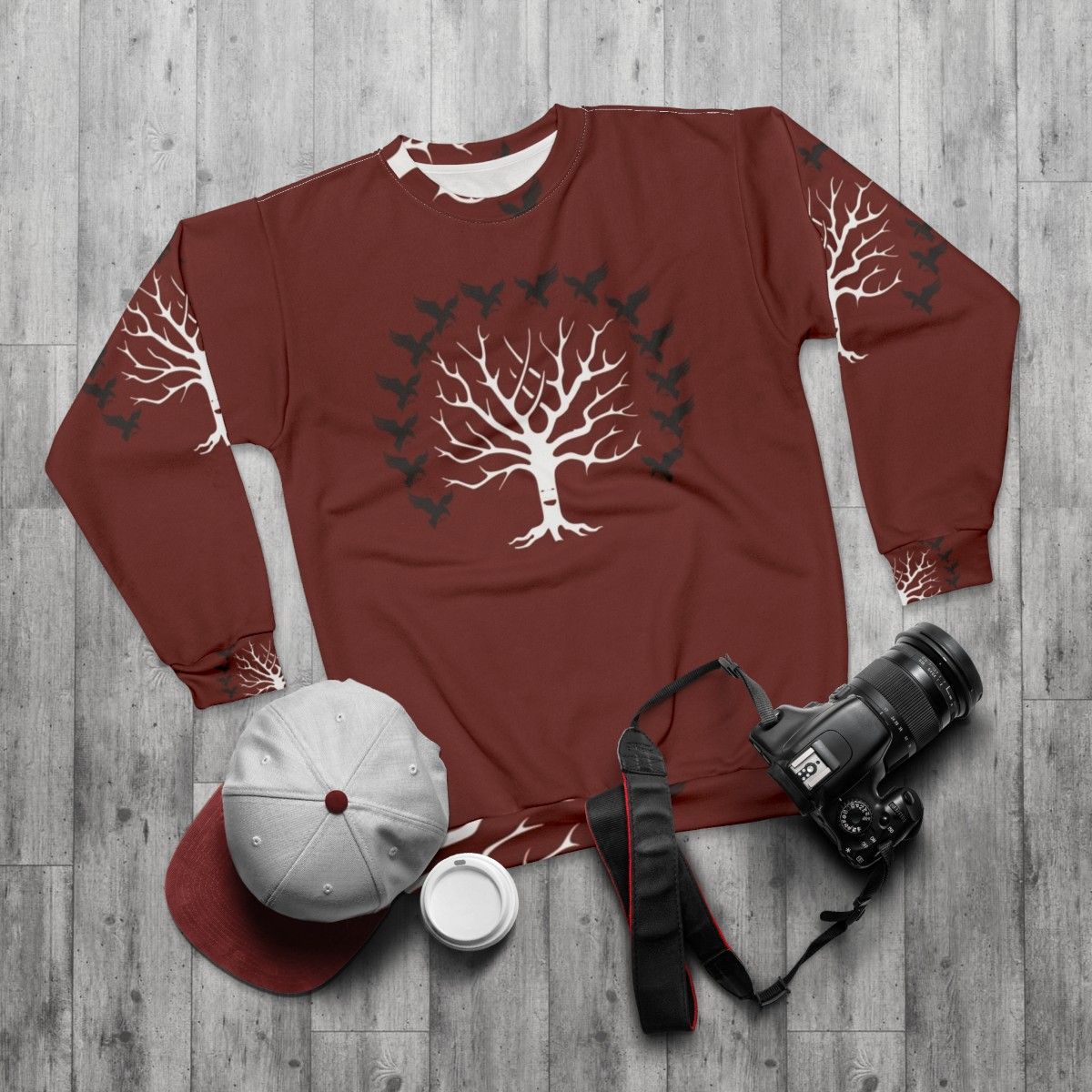 Game of Thrones House Blackwood Sweatshirt - flat lay