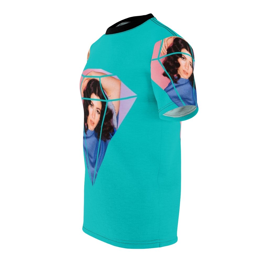 A high-quality t-shirt featuring the iconic Marina and the Diamonds design for music fans. - men left