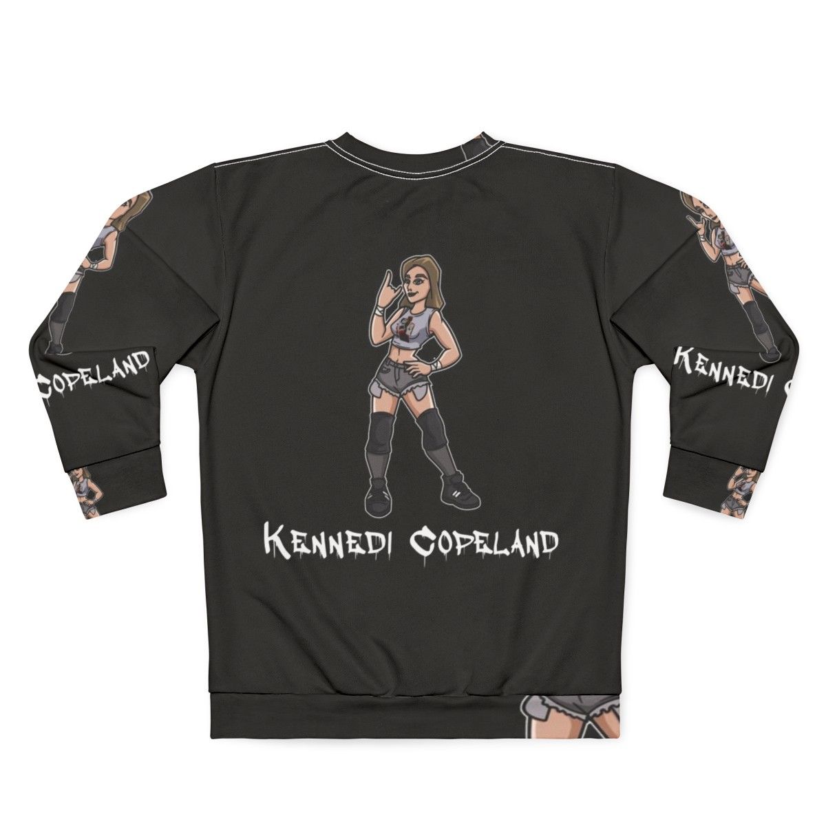 Kennedi Copeland Pro Wrestling Sweatshirt - Back