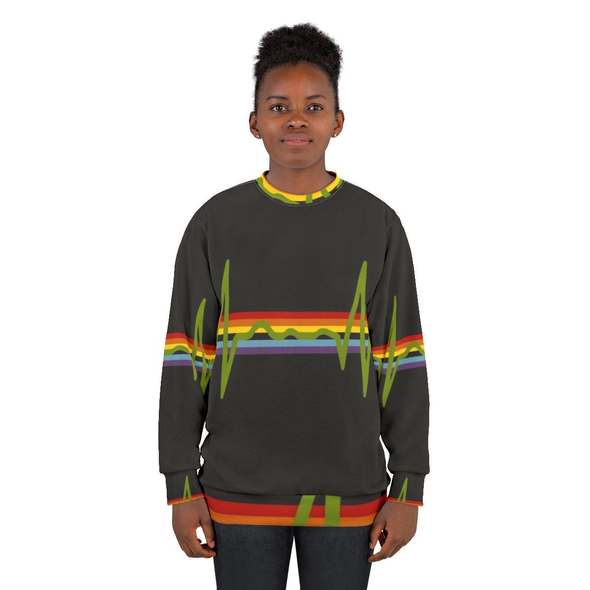 Dark Side of the Moon Gatefold Design Sweatshirt - women