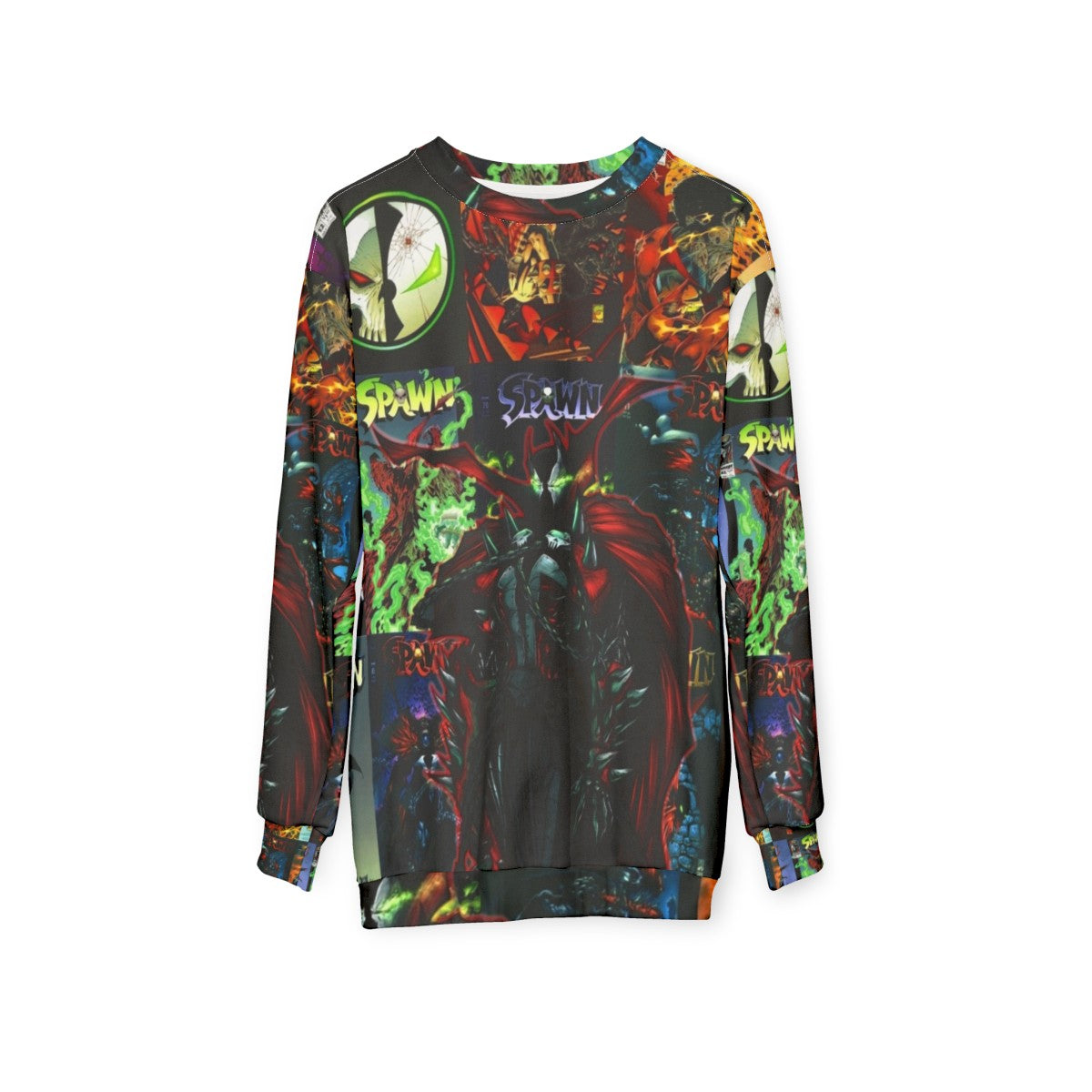 Spawn Comic Book Superhero Sweatshirt - hanging