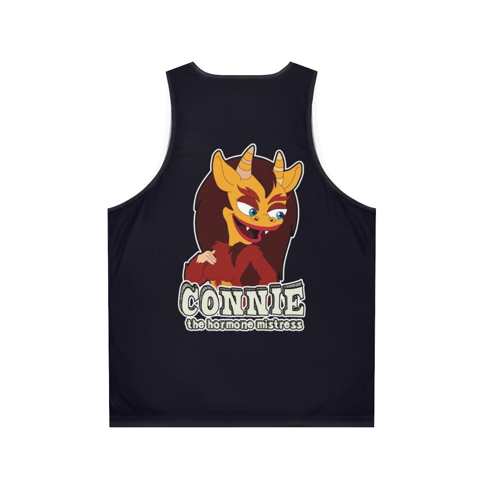 Big Mouth Hormone Monster Unisex Tank Top - Back