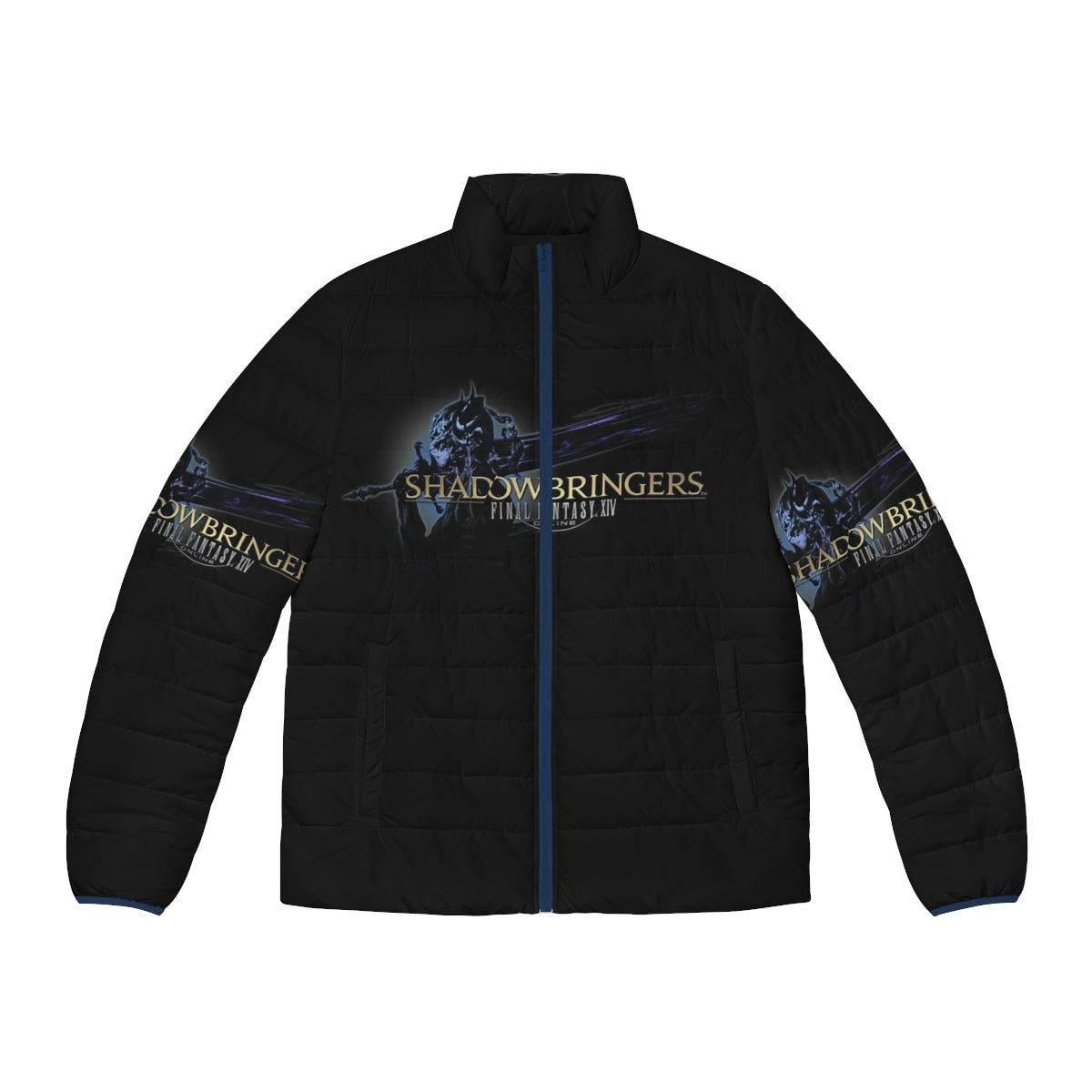 Final Fantasy XIV Shadowbringers Logo Puffer Jacket