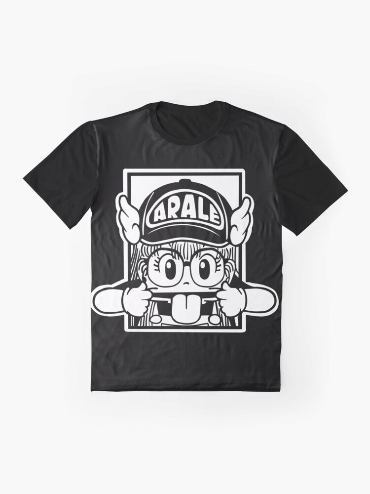 Retro Arale Dr. Slump Anime Graphic T-Shirt - Flat lay