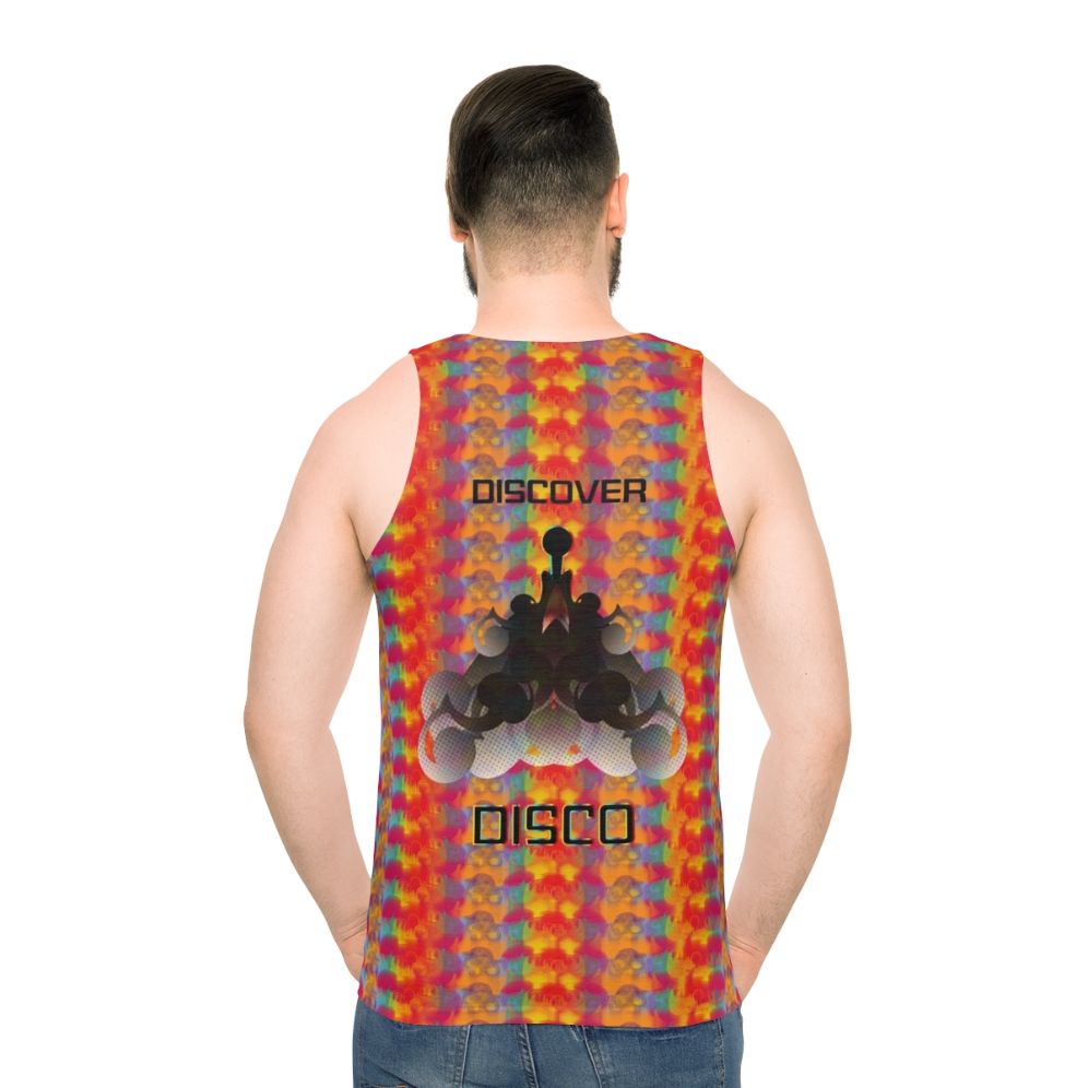 Disco-inspired Star Trek unisex tank top - men back