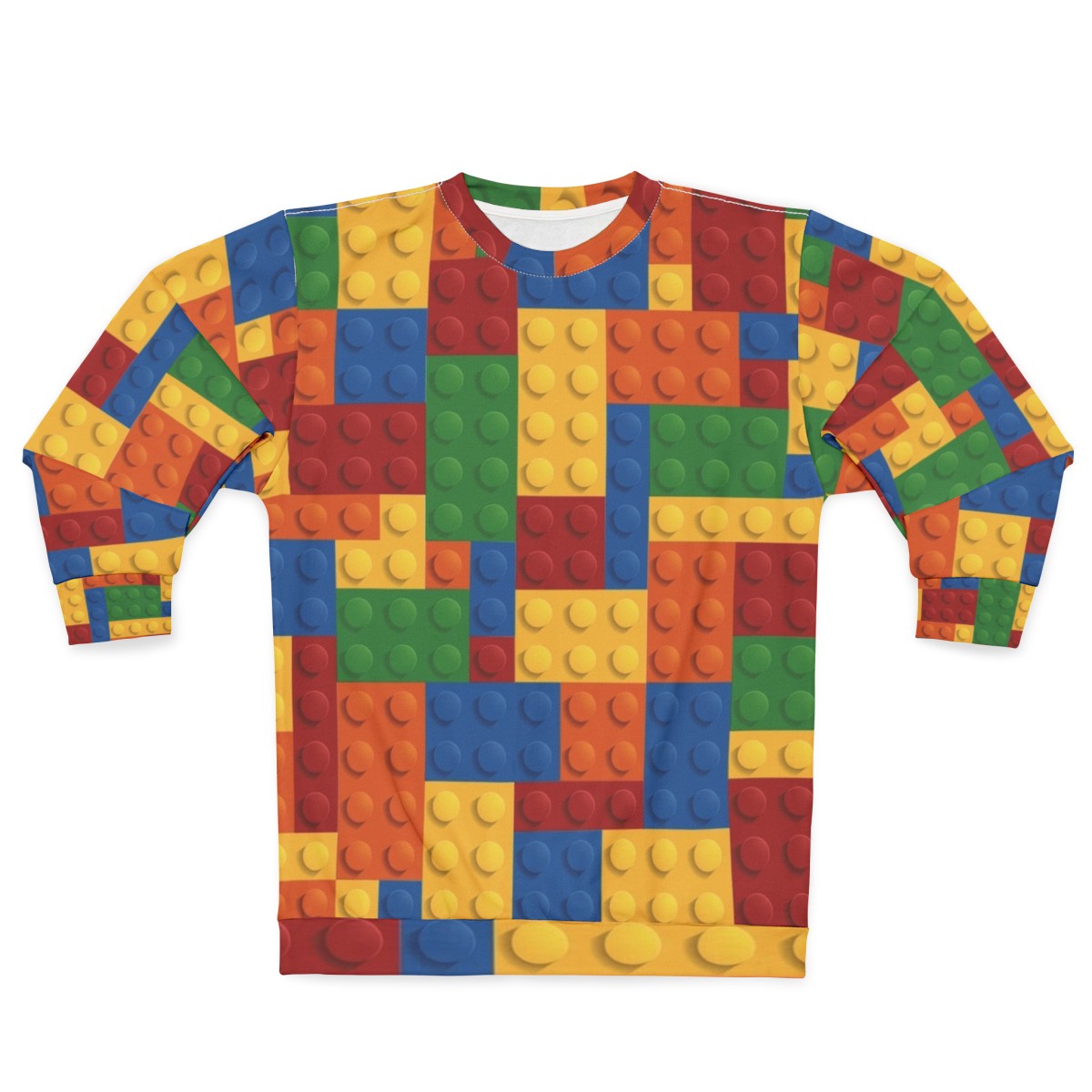 Modeling a block pattern sweatshirt with gaming-inspired design